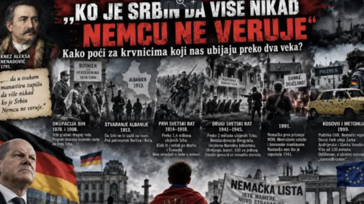 „Ko je Srbin da više nikad Nemcu ne veruje“: Kako poći za krvnicima koji nas ubijaju preko dva veka? (VIDEO)