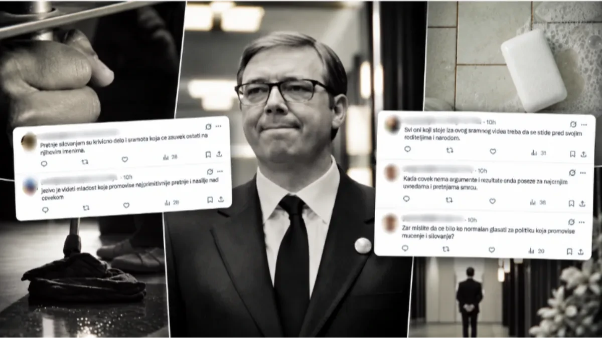 Zar su ova mržnja, pretnje i najogavnji primitivizam to što nudite mladima? Nižu se žestoki šamari za blokadere koji bolesno prete Vučiću
