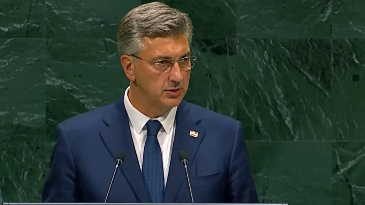 Skandal u UN! Plenković za govornicom zapretio Srbiji pred celim svetom