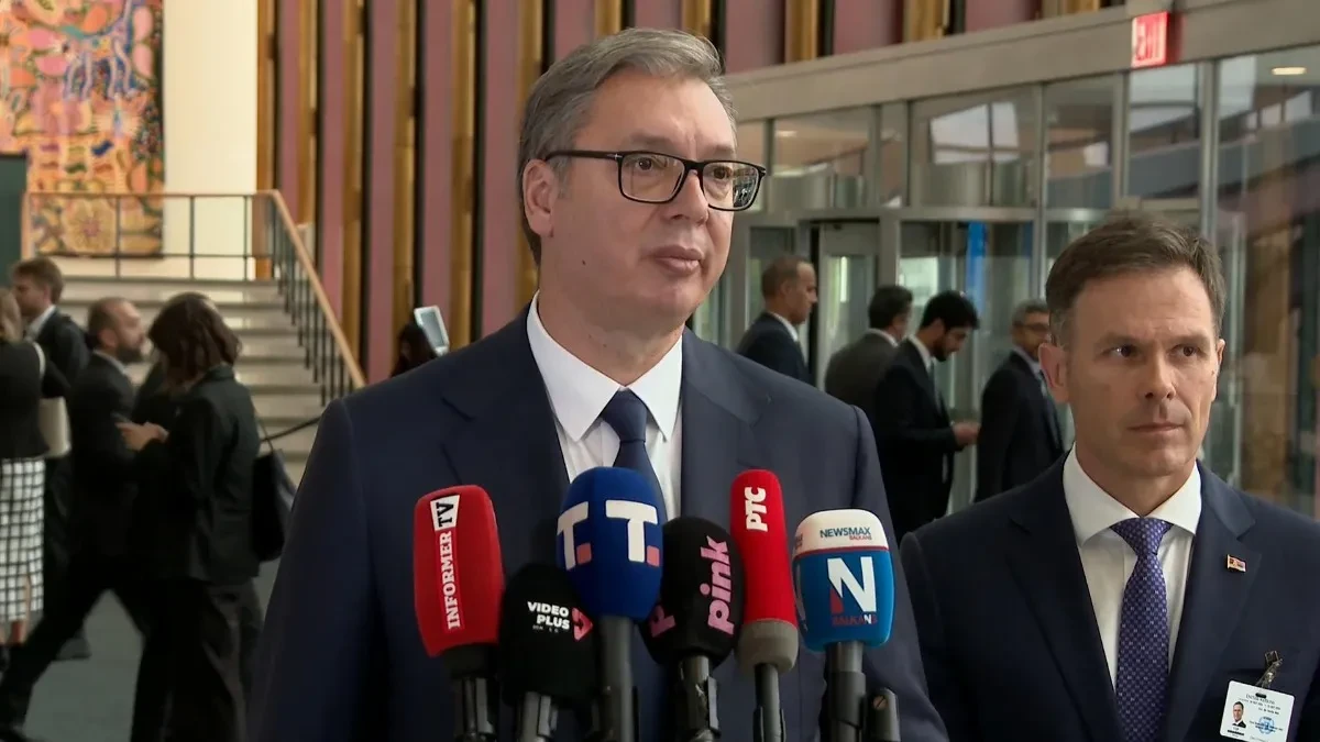 "Ja sam samo štitio interese Srbije i branio svoju zemlju" Vučić se obratio iz Njujorka (VIDEO)