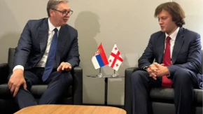 "Od velikog značaja je i uspostavljanje direktne avio-linije Beograd-Tbilisi" Vučić se sastao sa Kobahidzeom