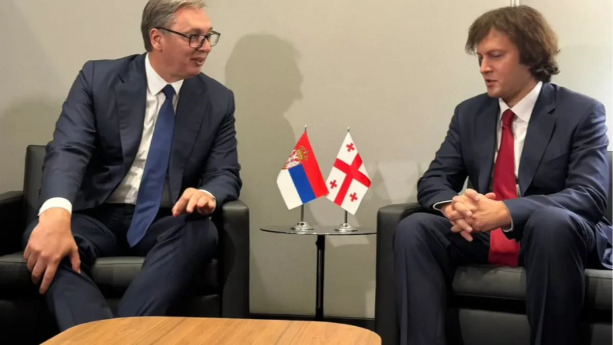 "Od velikog značaja je i uspostavljanje direktne avio-linije Beograd-Tbilisi" Vučić se sastao sa Kobahidzeom