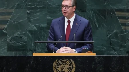 Predsednik Vučić se obratio iz Njujorka i najavio: U nedelju uveče podnosim ostavku