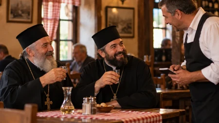 Vic dana: Sednu dva popa u kafanu, popiju po piće...