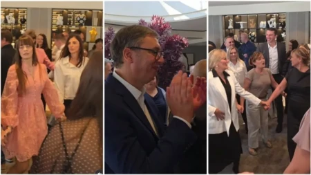 Odigrali su ovo kolo maestralno! Vučić objavio snimak sa oproštajnog koktela, veliko veselje!
