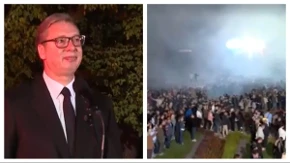 „Mene sad čeka podnošenje ostavke, ali borba tek počinje“ Vučić se poklonio narodu ispred Predsedništva: Nismo se u fotelji rodili! I bez nje ćemo ih pobediti
