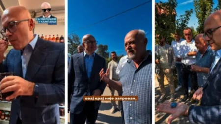 Miloš Vučević u poseti domaćinima iz Šumadije: Šljiva je naše zlato (VIDEO)
