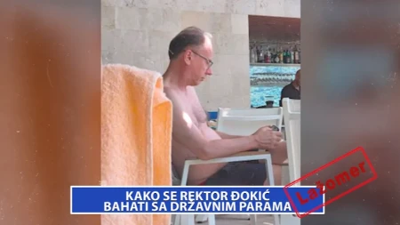 Lažomer: Kako se rektor Đokić bahati sa državnim parama 