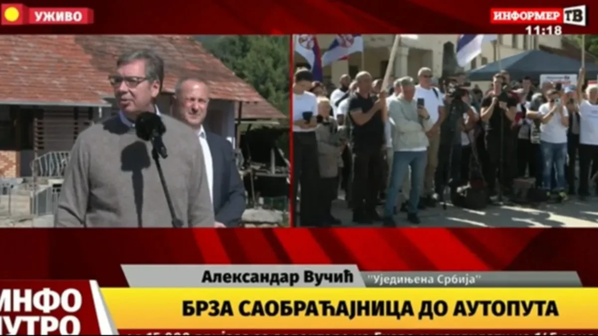 Nastavak bitke za Srbiju! Vučić sa narodom u Donjoj Kamenici: Za mene ne odlučuje nikakav plenum!