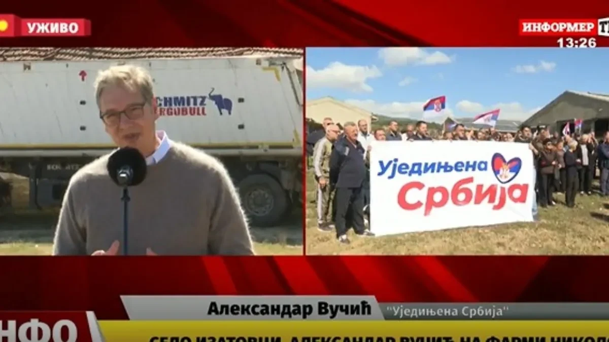 Nastavak bitke za Srbiju! Vučić sa narodom u selu Izatovci