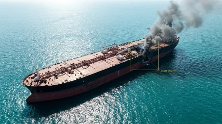 Satelitski snimci potvrđuju: SAD pogodile iranski supertanker (FOTO)