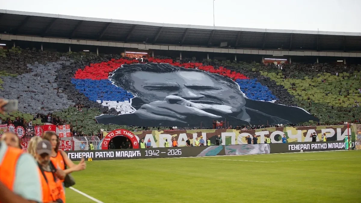 Zvezda se oglasila: Na "Marakani" iscrtan mural posvećen Ratku Mladiću