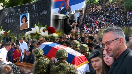 Sahranjen Ratko Mladić! Suza suzu stiže zbog reči sina: Putuj komandante, nama ostaje da se ponosimo tobom