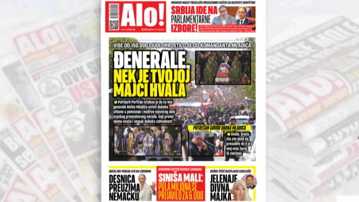 Đenerale, nek je tvojoj majci hvala! Više od 150.000 ljudi oprostilo se od komandanta Mladića