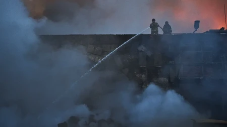 Pakao u programu uživo! Ruski udar razneo ukrajinsku televiziju, novinari ostali zarobljeni u zgradi (FOTO)