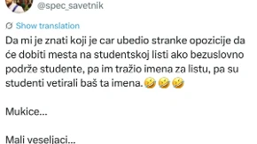 "Koji ih je car to ubedio?" Opozicionari popili hladan tuš od blokadera 